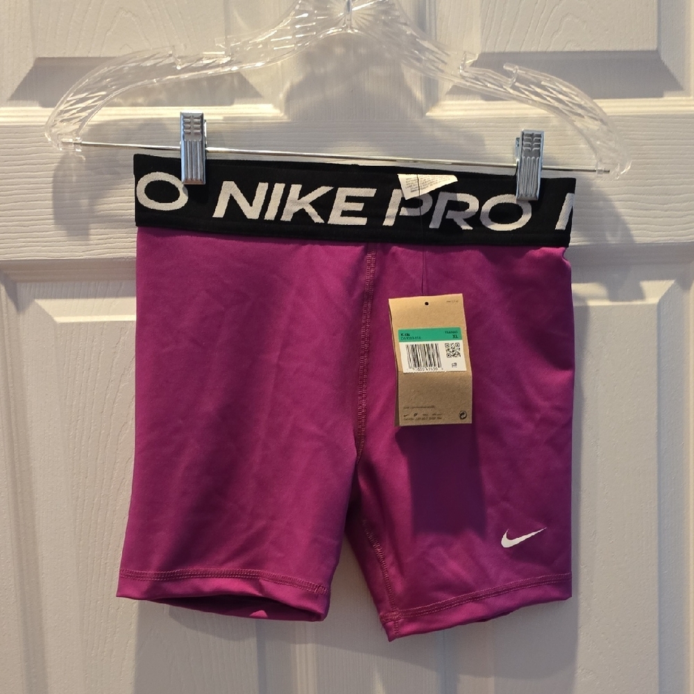 Nike Pro Magenta Training Shorts